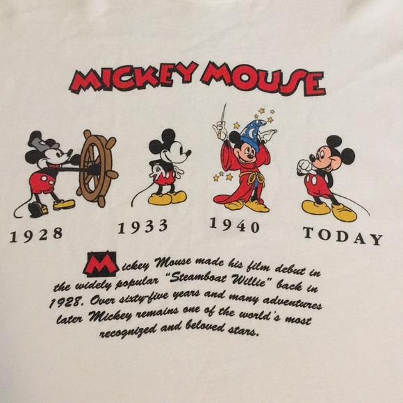 mickey through the years shirt